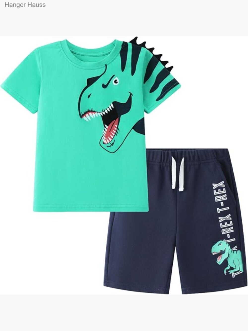 Toddler Boys Cotton Short Sleeve Tee & Shorts Playwear Set 2-Piece
